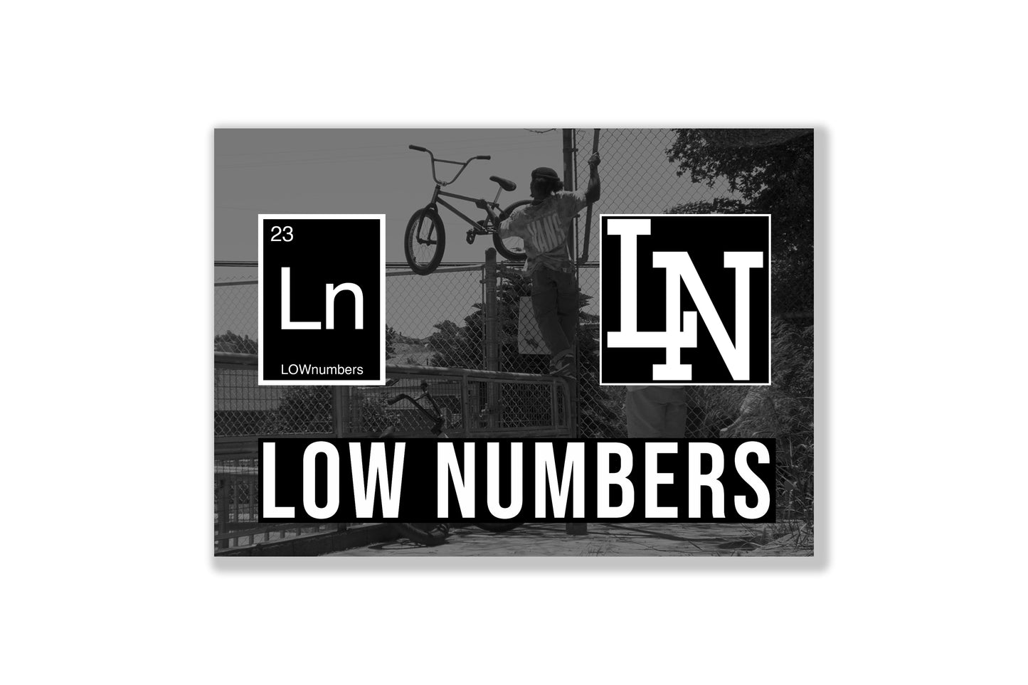 LOWnumbers Sticker Sheet